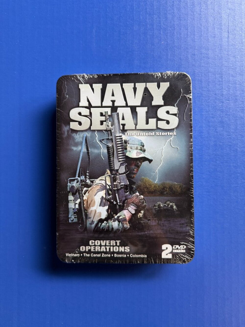 Navy Seals - The Untold Stories DVD 2 Disc Tin Box Set Factory Sealed